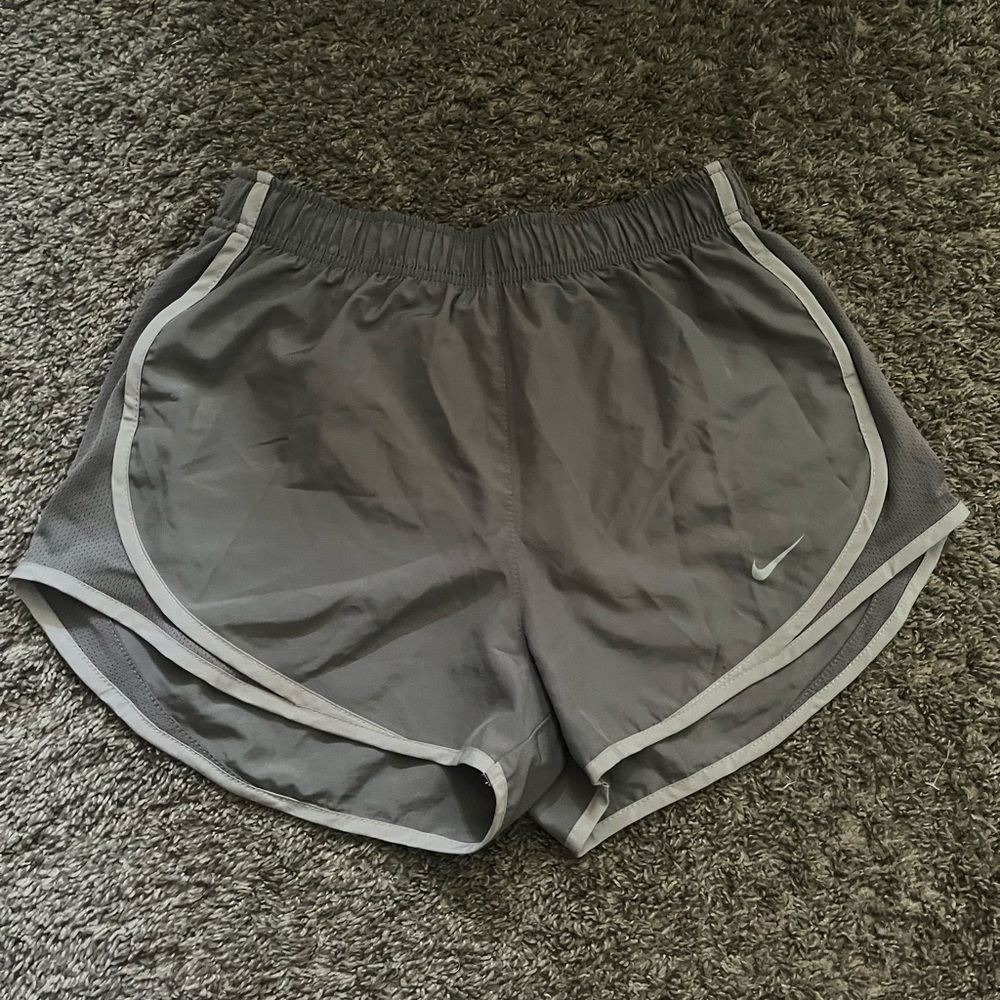 Nike Gray Athletic Shorts Lightweight Performance